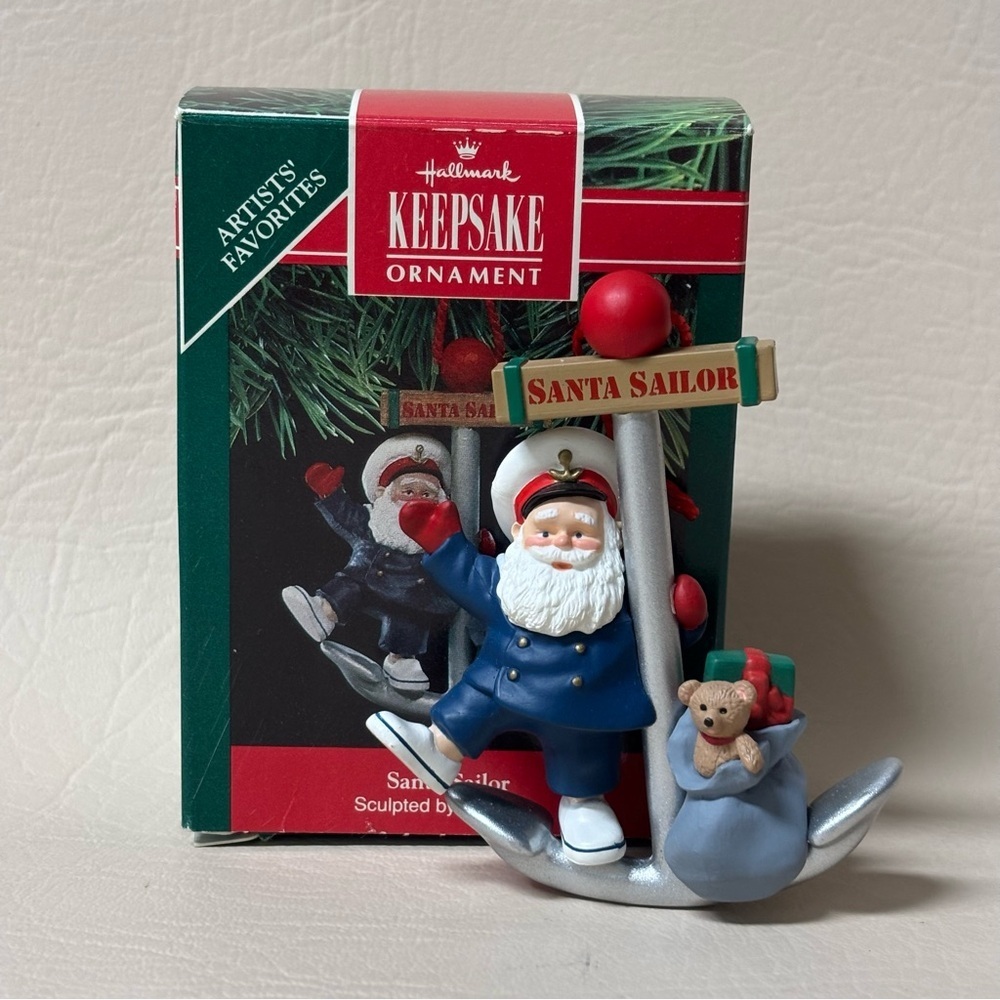 Vintage 1991 Hallmark
Keepsake Ornament Santa
Sailor